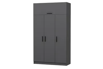 Minar Garderob 135 cm - Antracit - Förvaring - Sko- & klädförvaring - Garderober & garderobssystem
