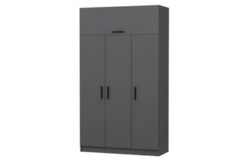 Minar Garderob 135 cm - Antracit - Förvaring - Sko- & klädförvaring - Garderober & garderobssystem