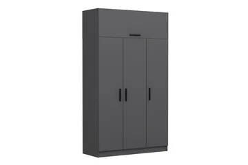 Minar Garderob 135 cm - Antracit - Förvaring - Sko- & klädförvaring - Garderober & garderobssystem