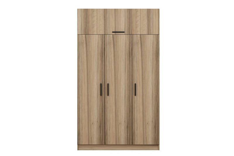 Minar Garderob 135 cm - Brun - Förvaring - Sko- & klädförvaring - Garderober & garderobssystem