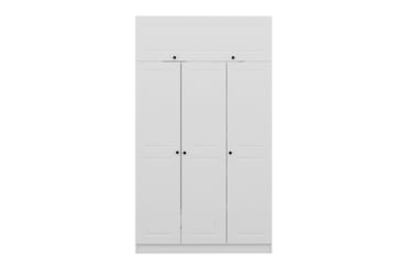Minar Rektangulär Garderob 135 cm i Trä - Vit - Förvaring - Sko- & klädförvaring - Garderober & garderobssystem