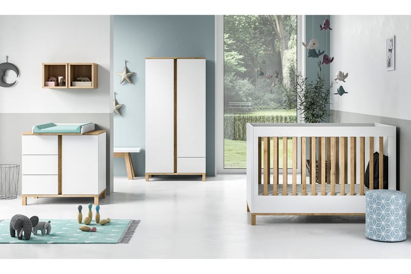 Mitra Garderob Grå/Trä/Natur - VOX - Förvaring - Sko- & klädförvaring - Garderober & garderobssystem