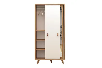 Mod Design Garderob Spegel - Trä/Vit - Förvaring - Sko- & klädförvaring - Garderober & garderobssystem