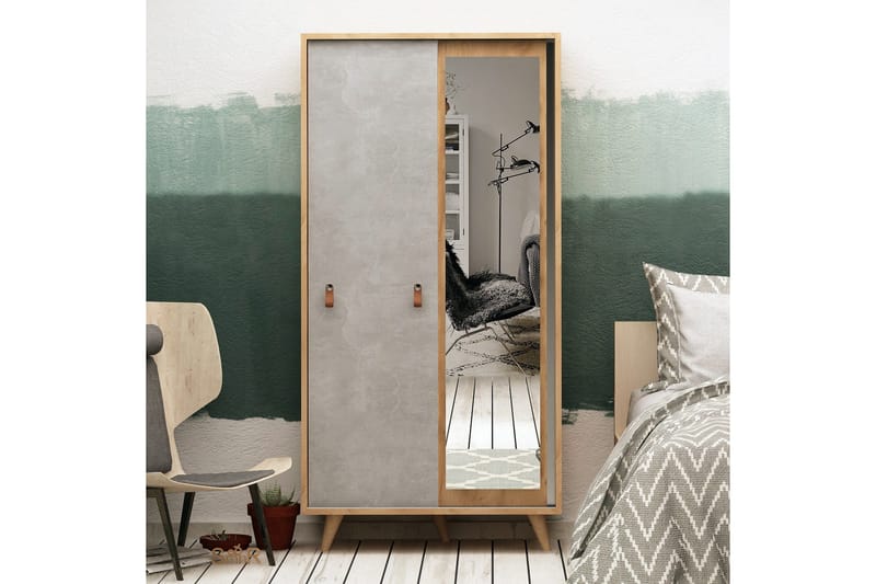 Mod Design Garderob - Trä/Grå - Förvaring - Sko- & klädförvaring - Garderober & garderobssystem