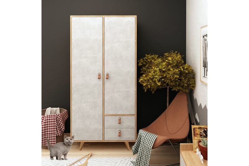 Mod Design Garderob - Trä/Grå - Förvaring - Sko- & klädförvaring - Garderober & garderobssystem