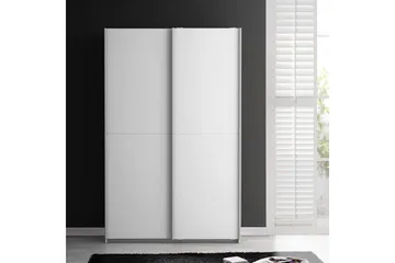 Molgaard Garderob 120x191 cm - Vit - Förvaring - Sko- & klädförvaring - Garderober & garderobssystem