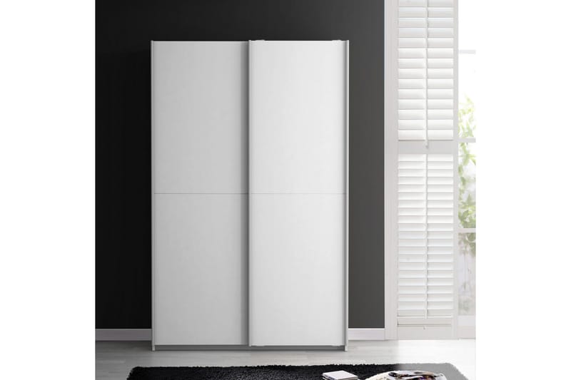 Molgaard Garderob 120x191 cm - Vit - Förvaring - Sko- & klädförvaring - Garderober & garderobssystem