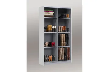 Molgaard Garderob 120x191 cm - Vit - Förvaring - Sko- & klädförvaring - Garderober & garderobssystem