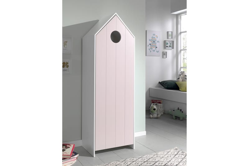 MORAST Garderob 58 cm Rosa - Rosa - Förvaring - Sko- & klädförvaring - Garderober & garderobssystem