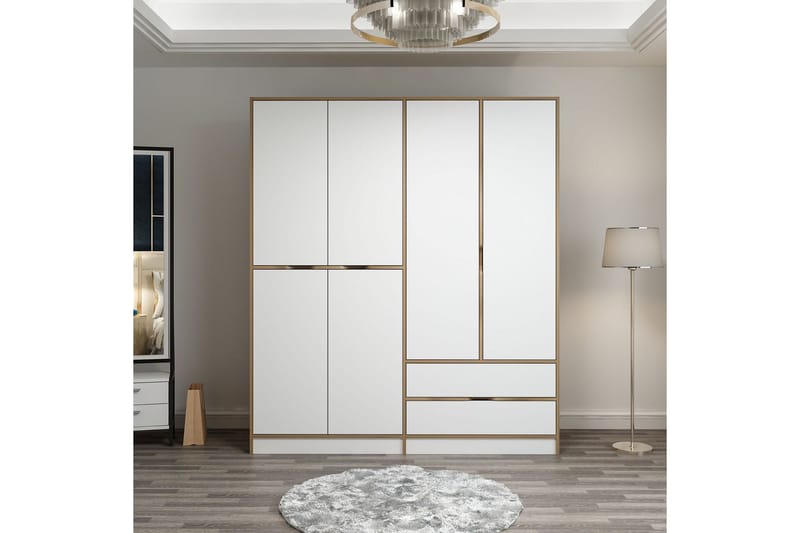 Munna Garderob 180 cm, Vit