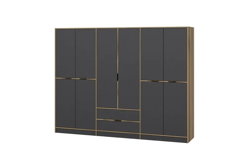 Munna Garderob 270 cm - Antracit - Förvaring - Sko- & klädförvaring - Garderober & garderobssystem