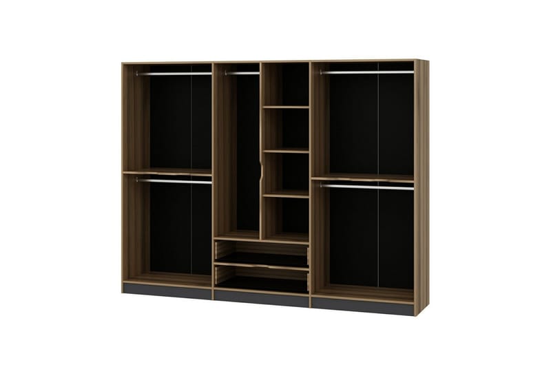 Munna Garderob 270 cm - Antracit - Förvaring - Sko- & klädförvaring - Garderober & garderobssystem