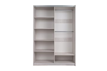 Najera Garderob 150x68,5x215 cm - Vit - Förvaring - Sko- & klädförvaring - Garderober & garderobssystem