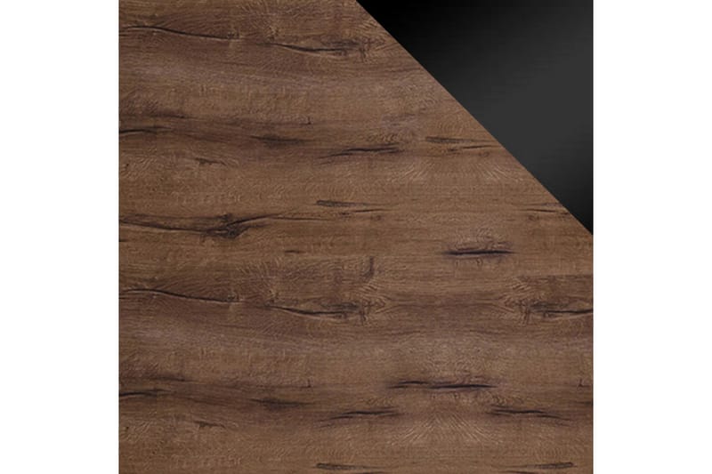 Najera Garderob 250x68,5x215 cm - Ek/Svart Högglans/Vit LED-Belysning - Förvaring - Sko- & klädförvaring - Garderober & garderobssystem