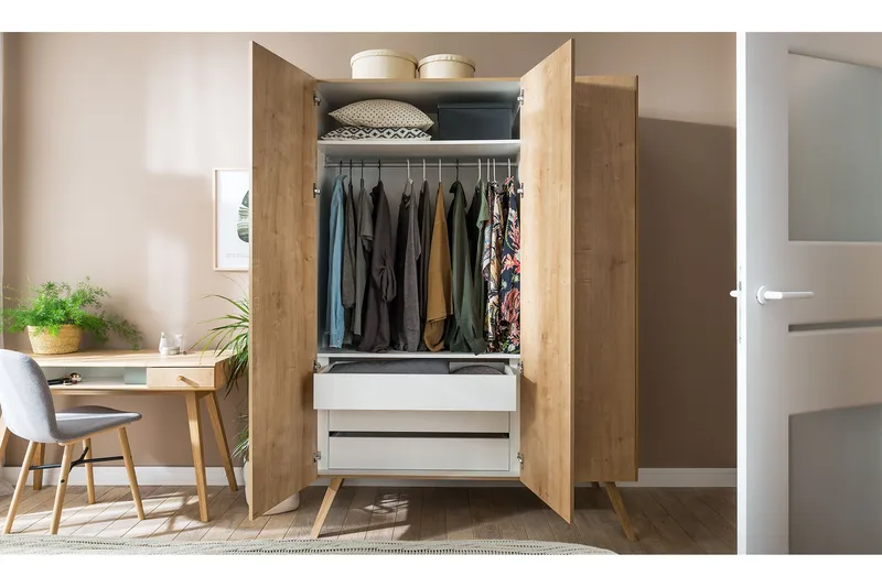 Nature Garderob Natur/Vit - VOX - Förvaring - Sko- & klädförvaring - Garderober & garderobssystem