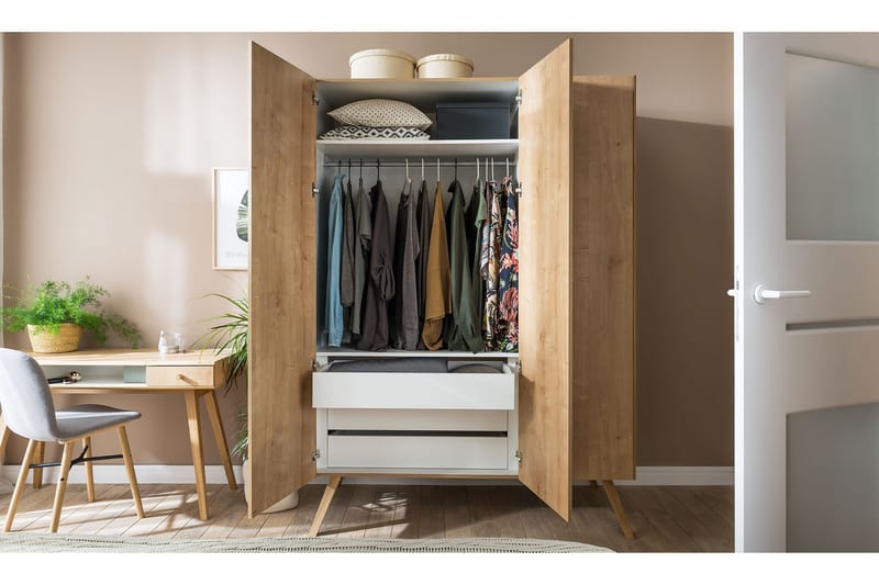 Nature Garderob Natur/Vit - VOX - Förvaring - Sko- & klädförvaring - Garderober & garderobssystem