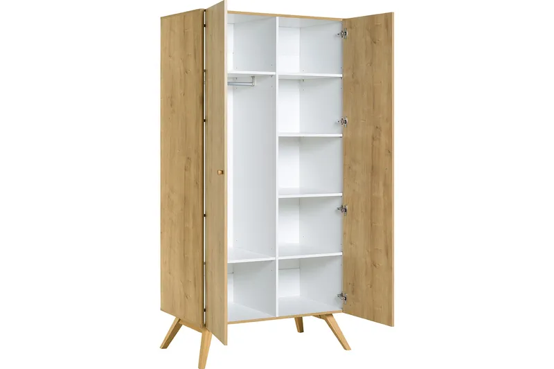 Nature Garderob Vit/Natur - Natur - Förvaring - Sko- & klädförvaring - Garderober & garderobssystem