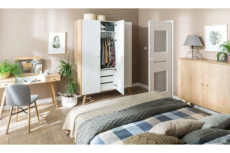 Nature Garderob Vit/Natur - VOX - Förvaring - Sko- & klädförvaring - Garderober & garderobssystem