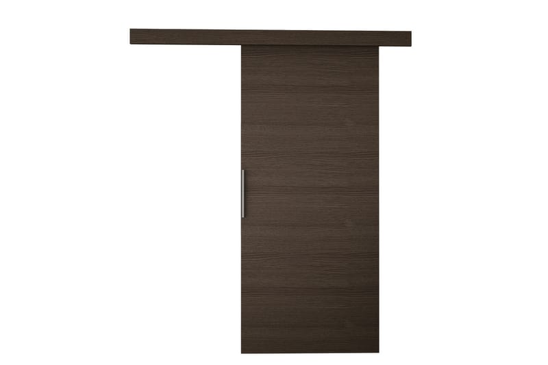NEMANJA Skjutdörr 86x205 cm Brun - Förvaring - Sko- & klädförvaring - Garderober & garderobssystem - Garderobsdörr - Skjutdörrar garderob