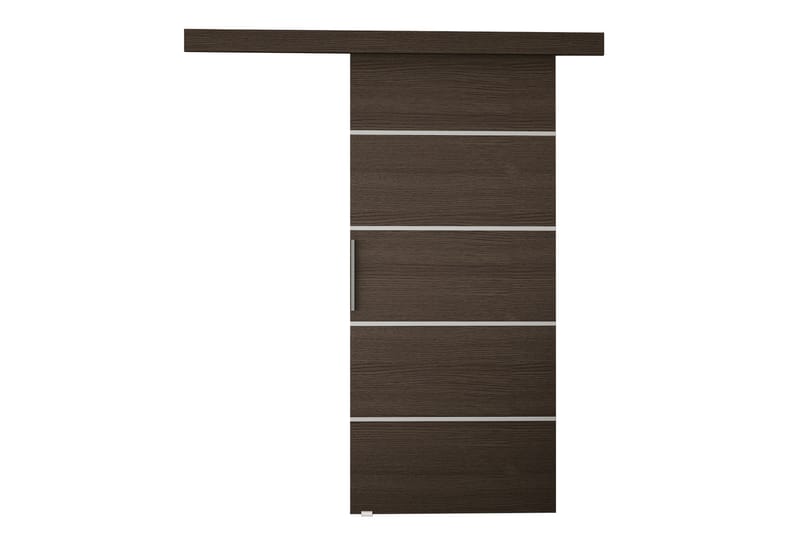 NEMANJA Skjutdörr 86x205 cm Brun - Förvaring - Sko- & klädförvaring - Garderober & garderobssystem - Garderobsdörr - Skjutdörrar garderob