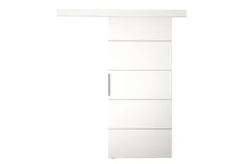 Nemanja Skjutdörr 86x205 cm - Vit - Förvaring - Sko- & klädförvaring - Garderober & garderobssystem - Garderobsdörr - Skjutdörrar garderob