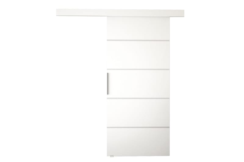 Nemanja Skjutdörr 86x205 cm - Vit - Förvaring - Sko- & klädförvaring - Garderober & garderobssystem - Garderobsdörr - Skjutdörrar garderob