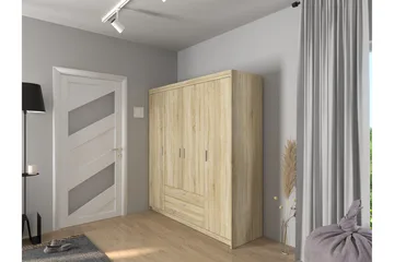 Norrbyn Garderob 53x190x176,3 cm - Sonomaek - Förvaring - Sko- & klädförvaring - Garderober & garderobssystem