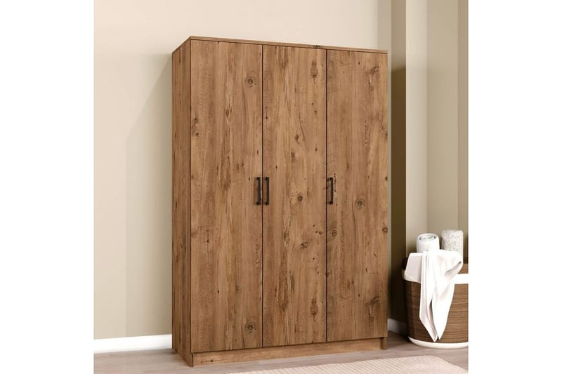 Olera Garderobsskåp 120x180 cm - Natur - Förvaring - Skåp - Garderobsskåp