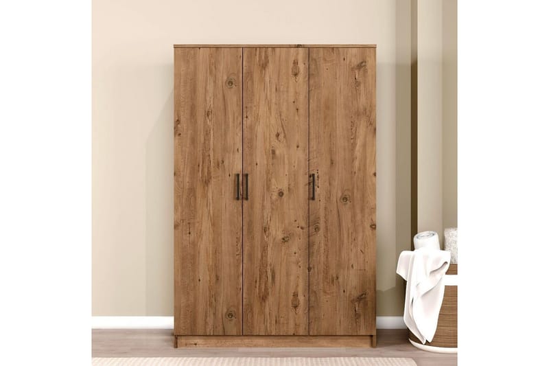 Olera Garderobsskåp 120x180 cm - Natur - Förvaring - Sko- & klädförvaring - Garderober & garderobssystem