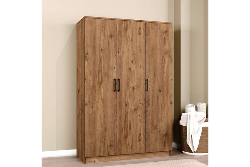 Olera Garderobsskåp 120x180 cm - Natur - Förvaring - Sko- & klädförvaring - Garderober & garderobssystem