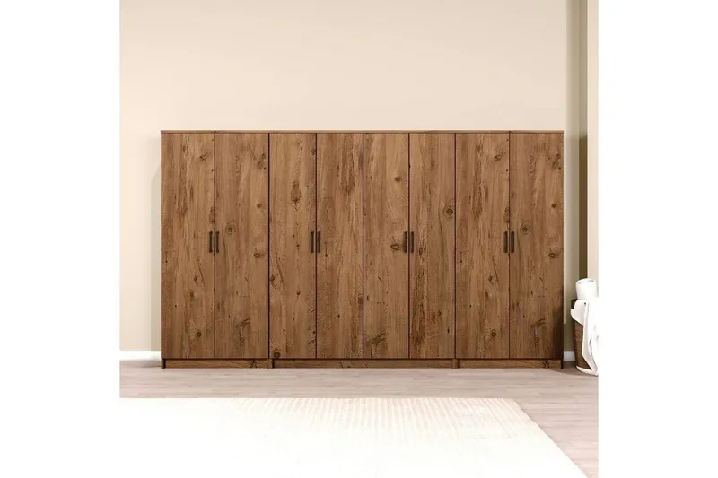 Olera Garderobsskåp 300x180 cm - Natur - Förvaring - Skåp - Garderobsskåp