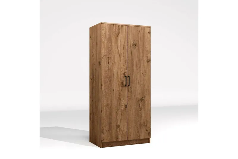 Olera Garderobsskåp 80x180 cm - Natur - Förvaring - Skåp - Garderobsskåp