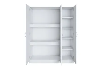 Ostin Garderob 55x145 cm - Vit - Förvaring - Sko- & klädförvaring - Garderober & garderobssystem