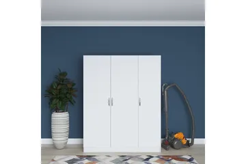 Ostin Garderob 55x145 cm - Vit - Förvaring - Sko- & klädförvaring - Garderober & garderobssystem