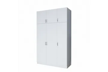 Ostin Garderob 6 Skåp 55x145 cm - Vit - Förvaring - Sko- & klädförvaring - Garderober & garderobssystem