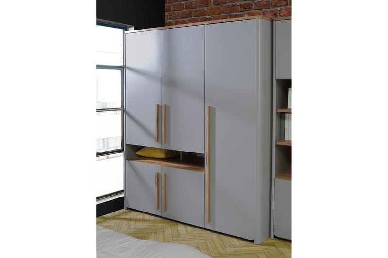 OSTROV Sideboard 44x134 cm Grå/Brun - Förvaring - Sko- & klädförvaring - Garderober & garderobssystem