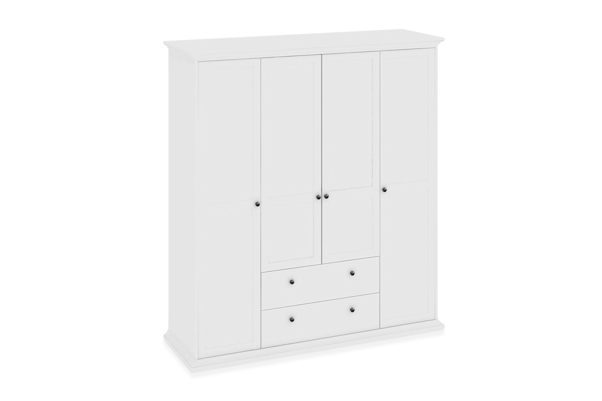 Paris Garderob 181 cm 4 D&ouml;rrar 2 L&aring;dor -