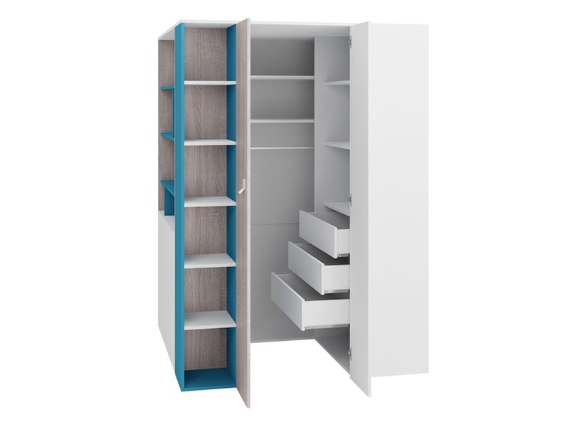 Planeta Garderob med Belysning - Förvaring - Sko- & klädförvaring - Garderober & garderobssystem - Hörngarderob