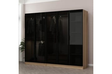 Poolburn Garderob 225 cm Brun