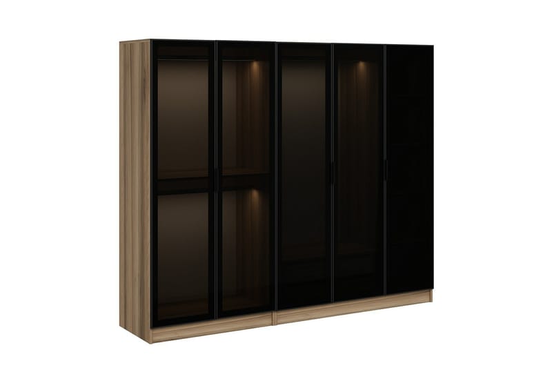Poolburn Garderob 225 cm Brun - Förvaring - Sko- & klädförvaring - Garderober & garderobssystem