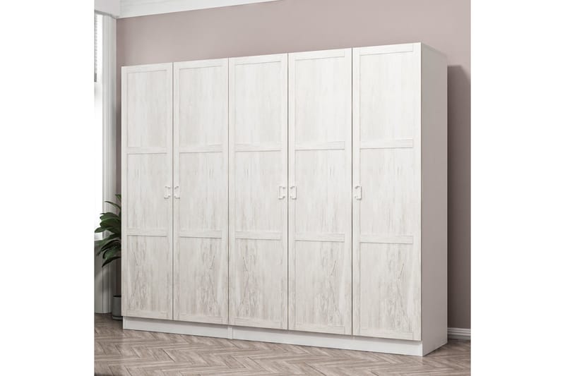 Poolburn Garderob 225 cm Vit - Förvaring - Sko- & klädförvaring - Garderober & garderobssystem