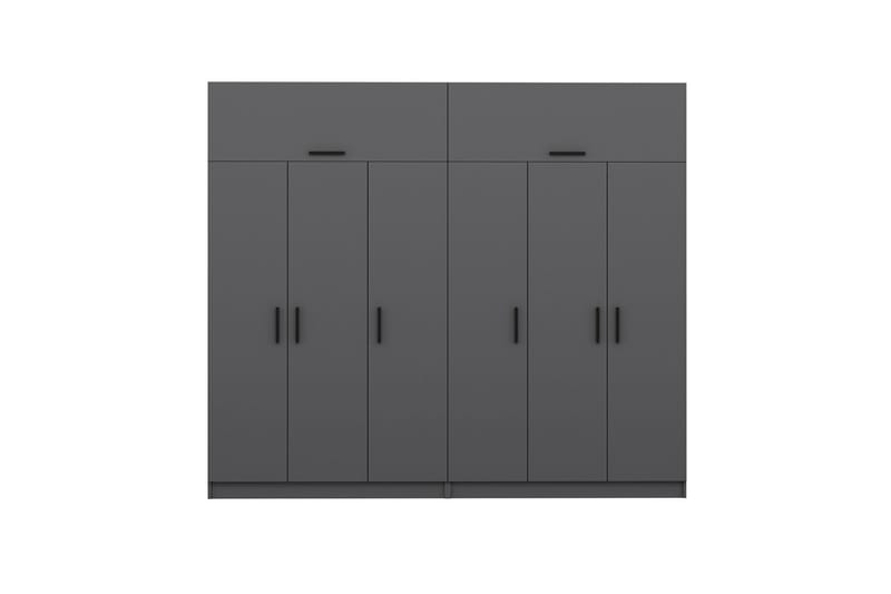 Poolburn Garderob 270 cm Antracit - Förvaring - Sko- & klädförvaring - Garderober & garderobssystem