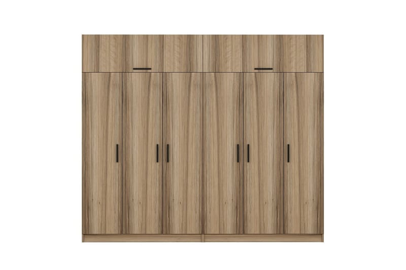Poolburn Garderob 270 cm Brun - Förvaring - Sko- & klädförvaring - Garderober & garderobssystem