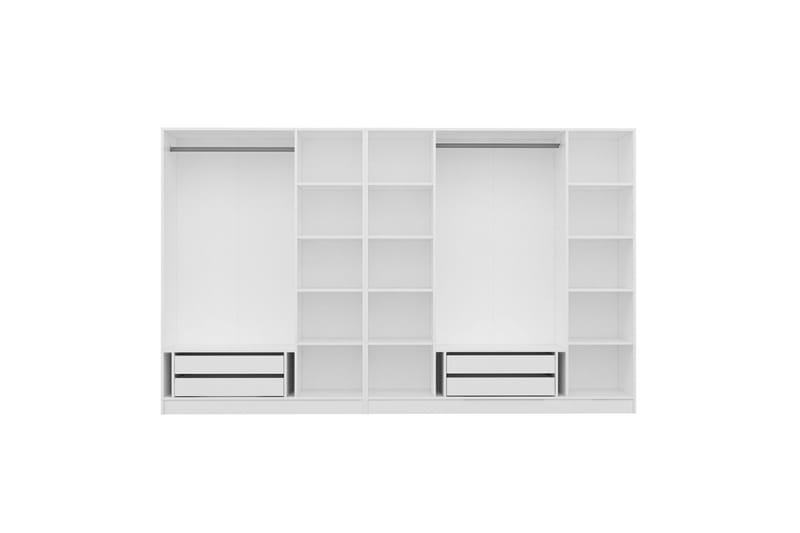 Poolburn Garderob 315 cm Valnöt - Förvaring - Sko- & klädförvaring - Garderober & garderobssystem