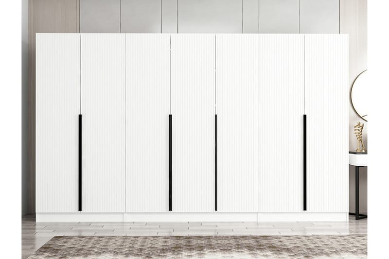 Poolburn Garderob 315 cm Vit - Förvaring - Sko- & klädförvaring - Garderober & garderobssystem