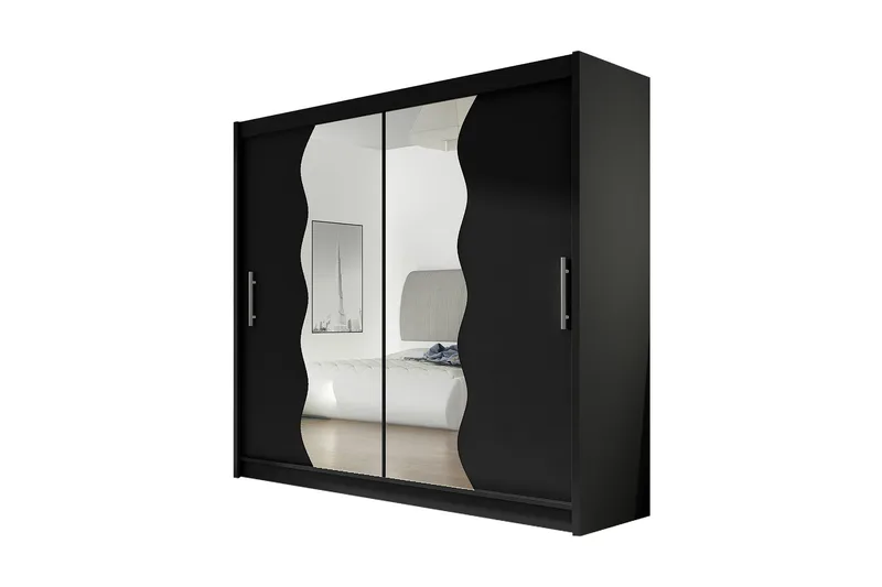Prag Garderob 180x57x215 cm Scandinavian Choice Black - Förvaring - Sko- & klädförvaring - Garderober & garderobssystem