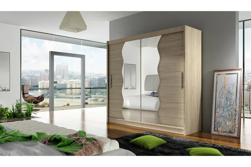 Prag Garderob 180x57x215 cm Scandinavian Choice Wood - Förvaring - Sko- & klädförvaring - Garderober & garderobssystem