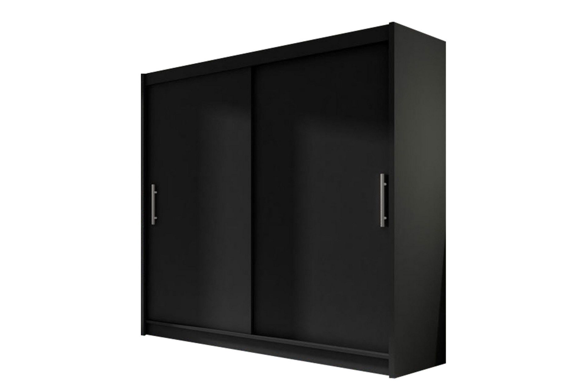 Prag Garderob Skjutd&ouml;rrar - Svart