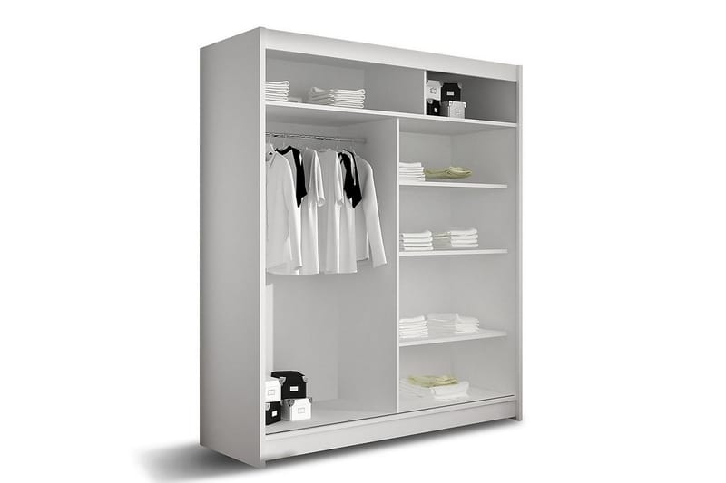 PRESTO Garderob 58x150 cm Svart - Svart - Garderober & garderobssystem