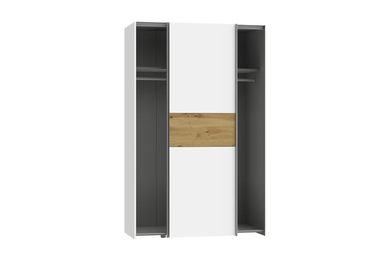 PULESTRI Soffbord 110 cm Vit/Brun - Förvaring - Sko- & klädförvaring - Garderober & garderobssystem